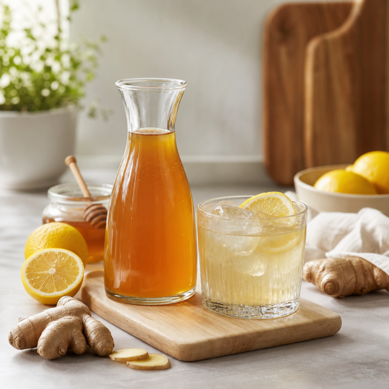 Stačí zázvor, citróny, cukor a voda: domáci sirup na riedenie aj do čaju