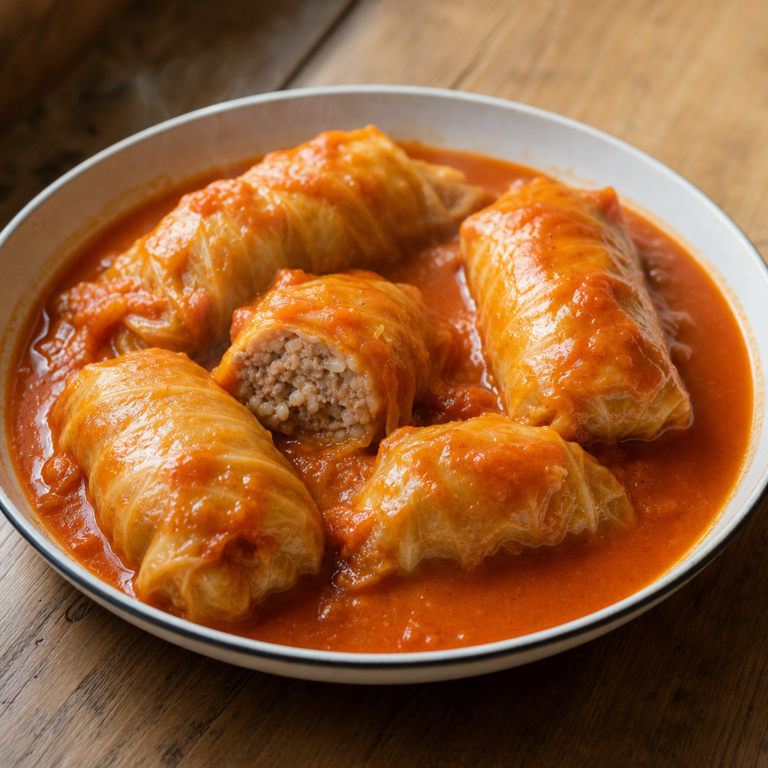 Holubky s ryžou v paradajkovej omáčke: poctivý hrncový recept krok za krokom