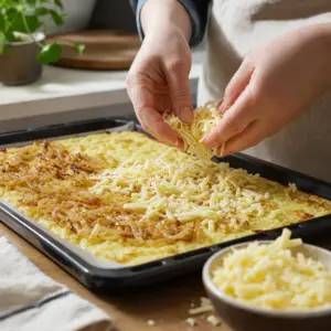 Krok receptu: Plech vyber z rúry,