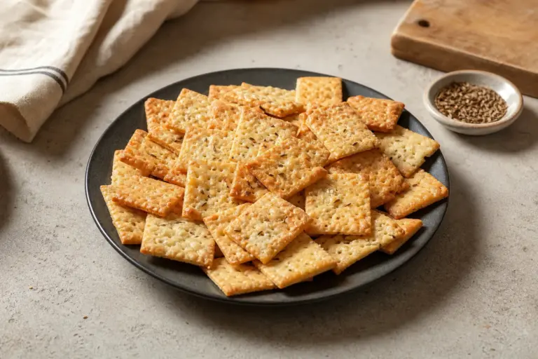 Keď neviete, čo na obed alebo večeru: Pečený recept jemný tvaroh slané pečivo / domáce krekry s strúhaný tvrdý syr. Postup zaberie 61 minút
