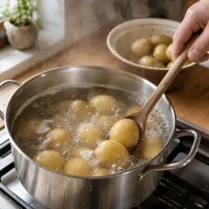 Krok receptu: Počas prvej hodiny pečenia