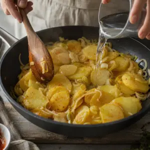 Krok receptu: Pridajte zemiaky, 2 g
